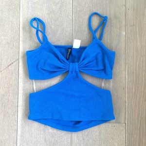 Blue Princess Polly Top (Discontinued on Princess Polly Website)